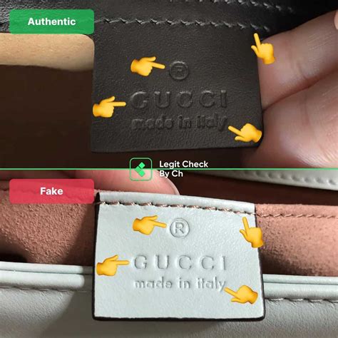 real vs fake gucci marmont bag|gucci bag legit check.